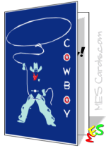 cowboy card printable