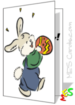 Easter card template