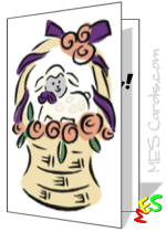 Easter card template