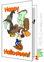 cute Halloween card