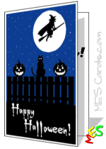 Halloween card design