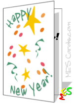 Happy New Year card