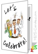 let's celebrate, card, invitation