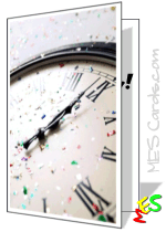 clock photo, countdown, party invitation