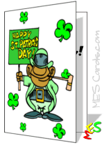 St. Patrick's Day card to make